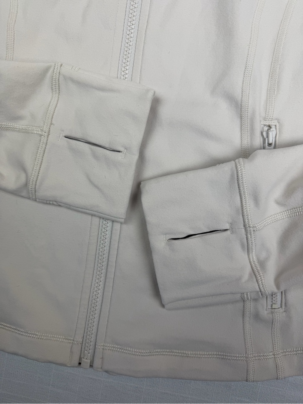 lululemon athletica White Cream Full-Zip Define Jacket - Picture 8 of 12